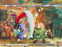 une photo d'Ã©cran de Street Fighter 3 - Third Strike sur Sega Dreamcast